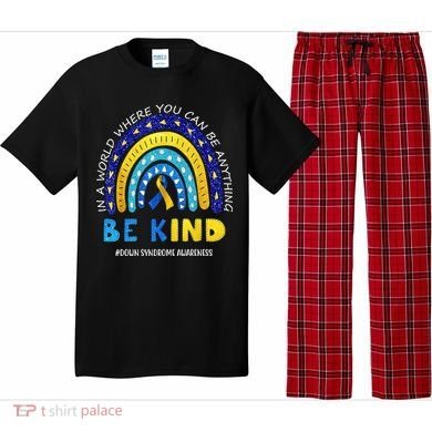 Be Kind Down Syndrome Awareness Rainbow Pajama Set