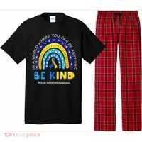 Be Kind Down Syndrome Awareness Rainbow Pajama Set thumb 0