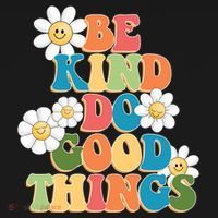 Be Kind Do Good Things Positive Quote Backpack thumb 2