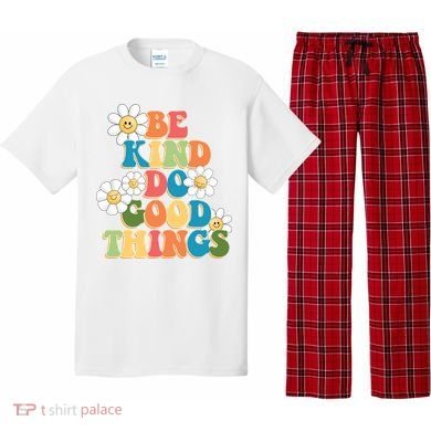 Be Kind Do Good Things Positive Quote Pajama Set