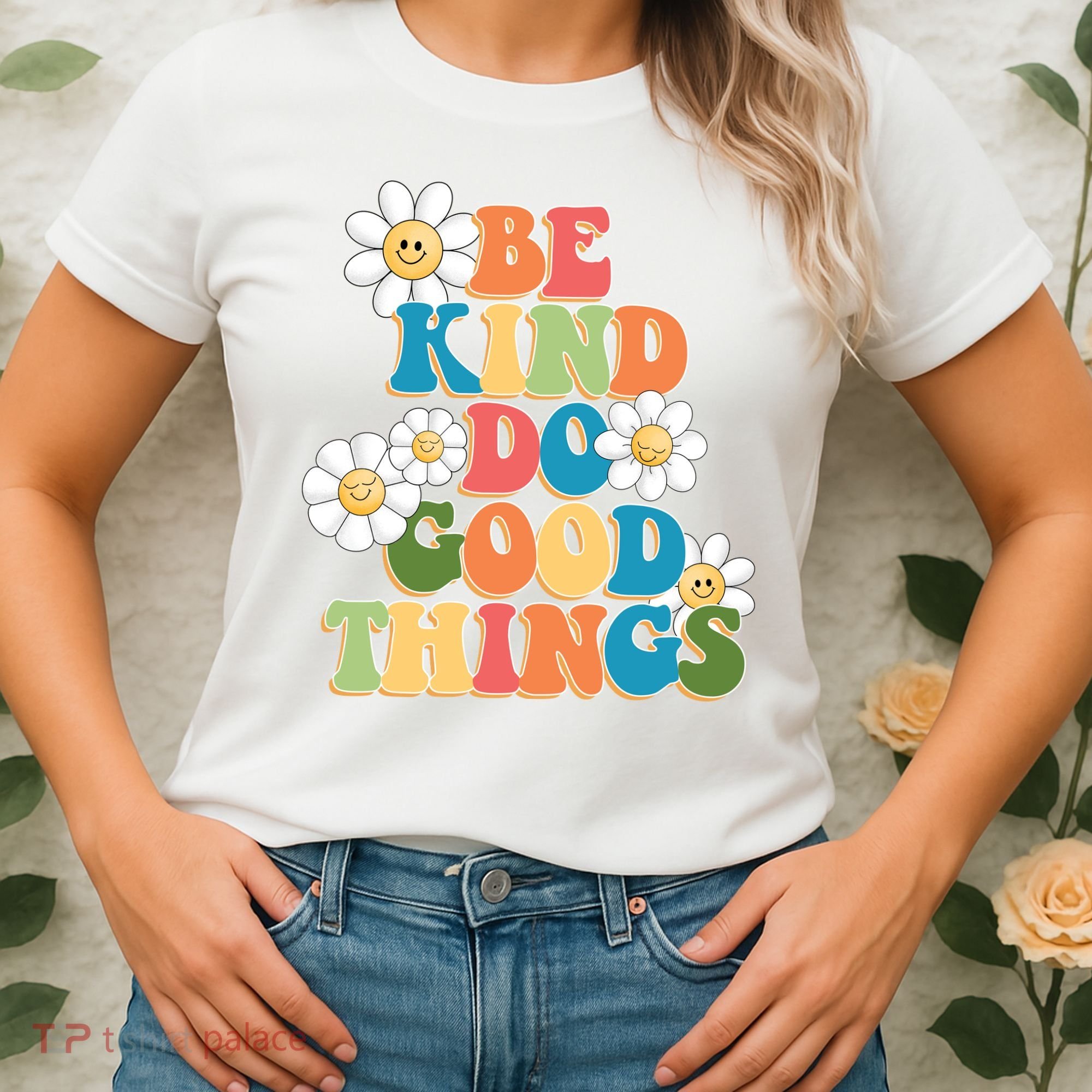 Be Kind Do Good Things Positive Quote Women's T-Shirt