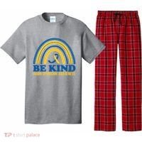 Be Kind Down Syndrome Awareness Rainbow Ribbon Pajama Set thumb 0