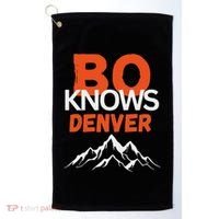 Bo Knows Denver Bo Knows Merch Golf Towel thumb 0