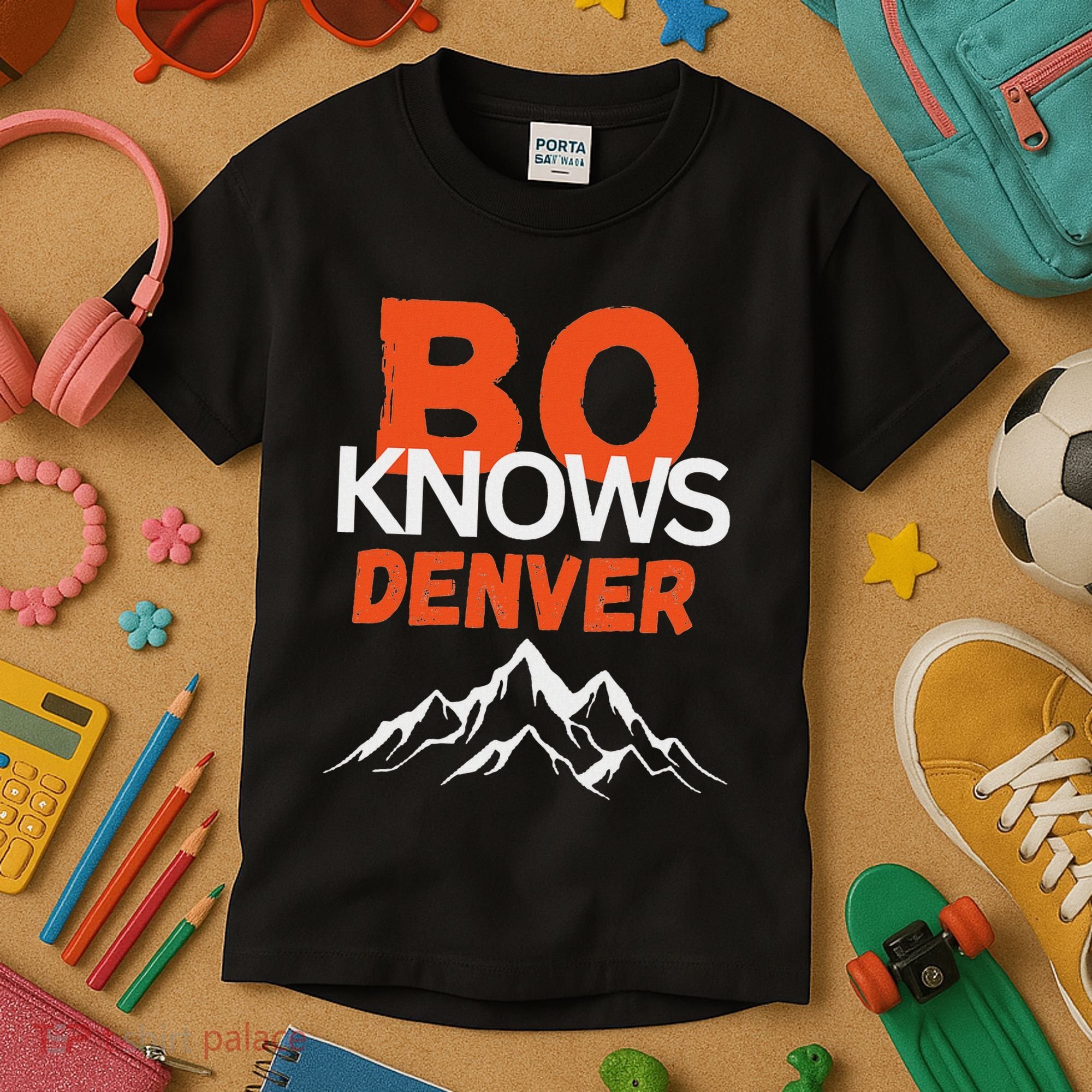 Bo Knows Denver Bo Knows Merch Kids T-Shirt