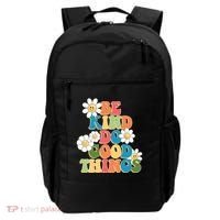 Be Kind Do Good Things Retro Sunflower Backpack thumb 0