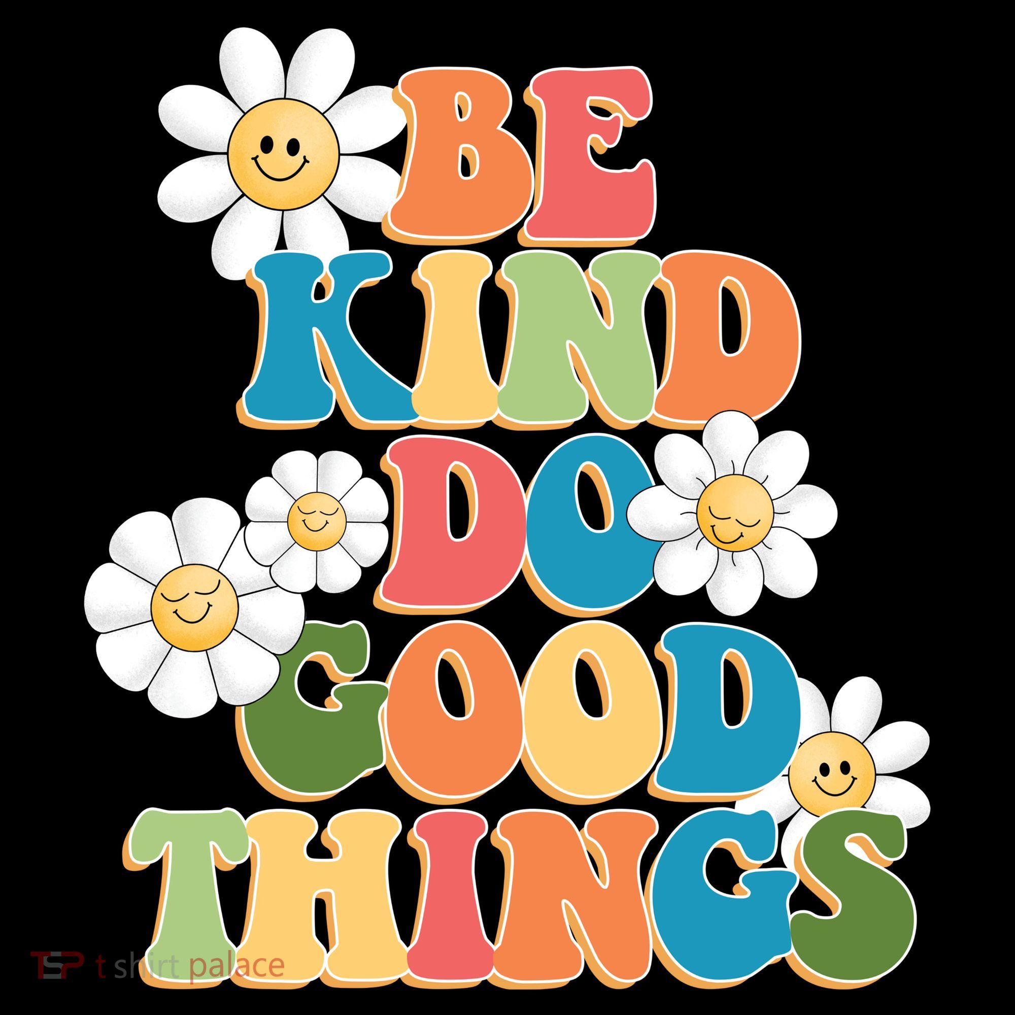 Be Kind Do Good Things Retro Sunflower Ornament