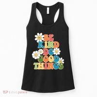 Be Kind Do Good Things Retro Sunflower Women's Tank Top thumb 0
