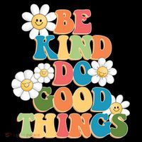 Be Kind Do Good Things Retro Sunflower Tote Bag thumb 4