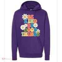 Be Kind Do Good Things Retro Sunflower Hoodie thumb 0