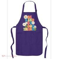 Be Kind Do Good Things Retro Sunflower Apron thumb 0