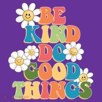 Be Kind Do Good Things Retro Sunflower Visor thumb 3