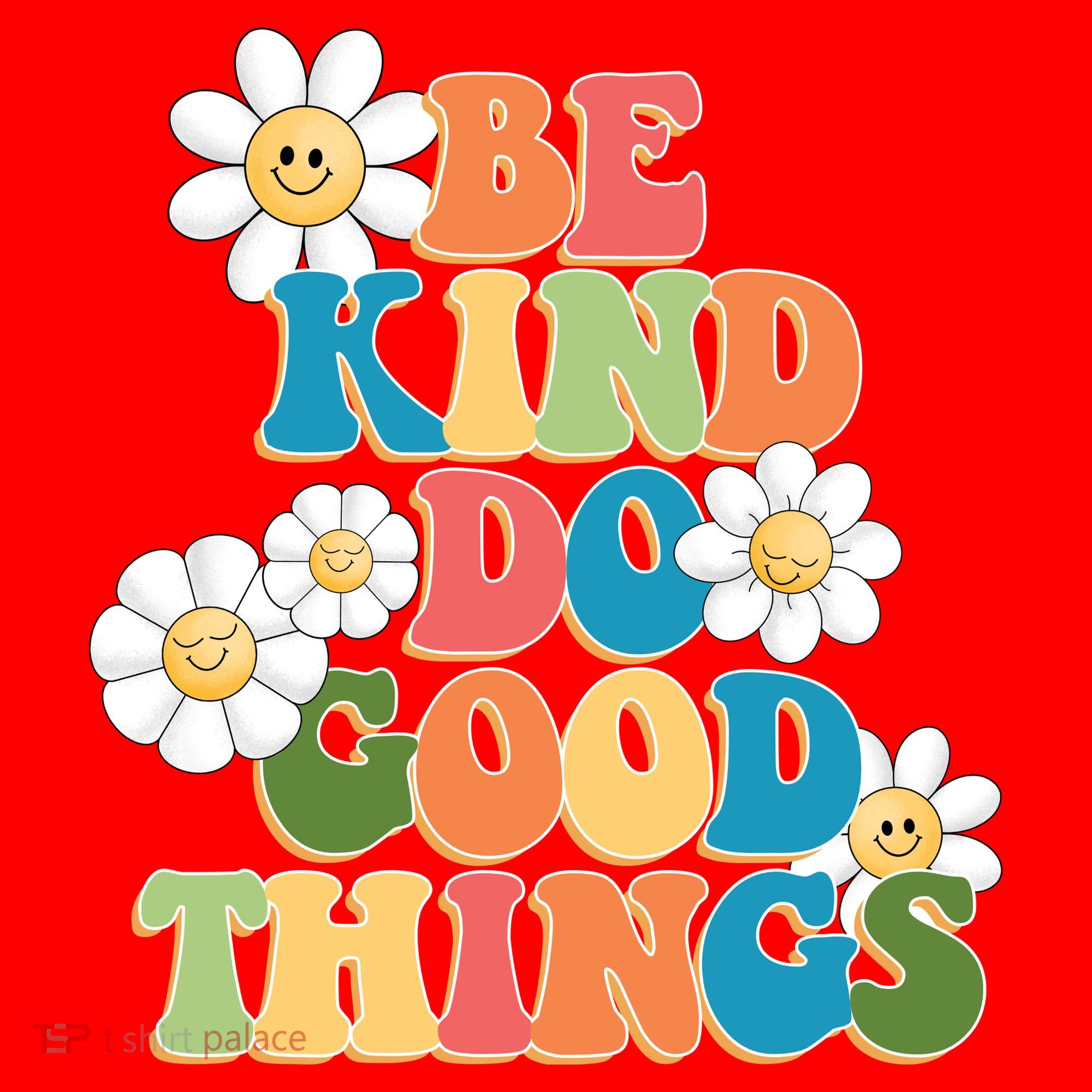 Be Kind Do Good Things Retro Sunflower Santa Hat