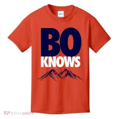 Bo Knows Denver Bo Knows Merch Kids T-Shirt