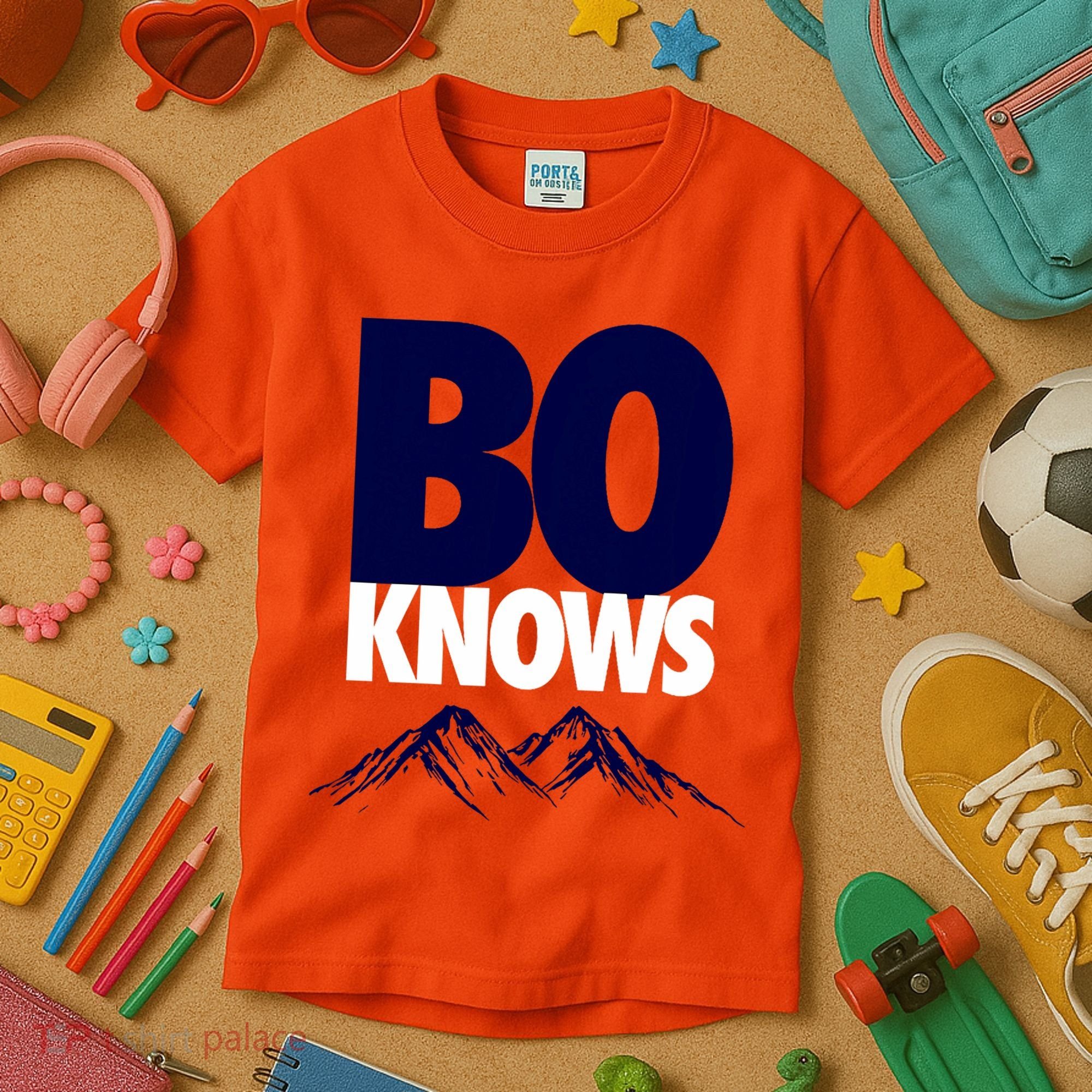 Bo Knows Denver Bo Knows Merch Kids T-Shirt