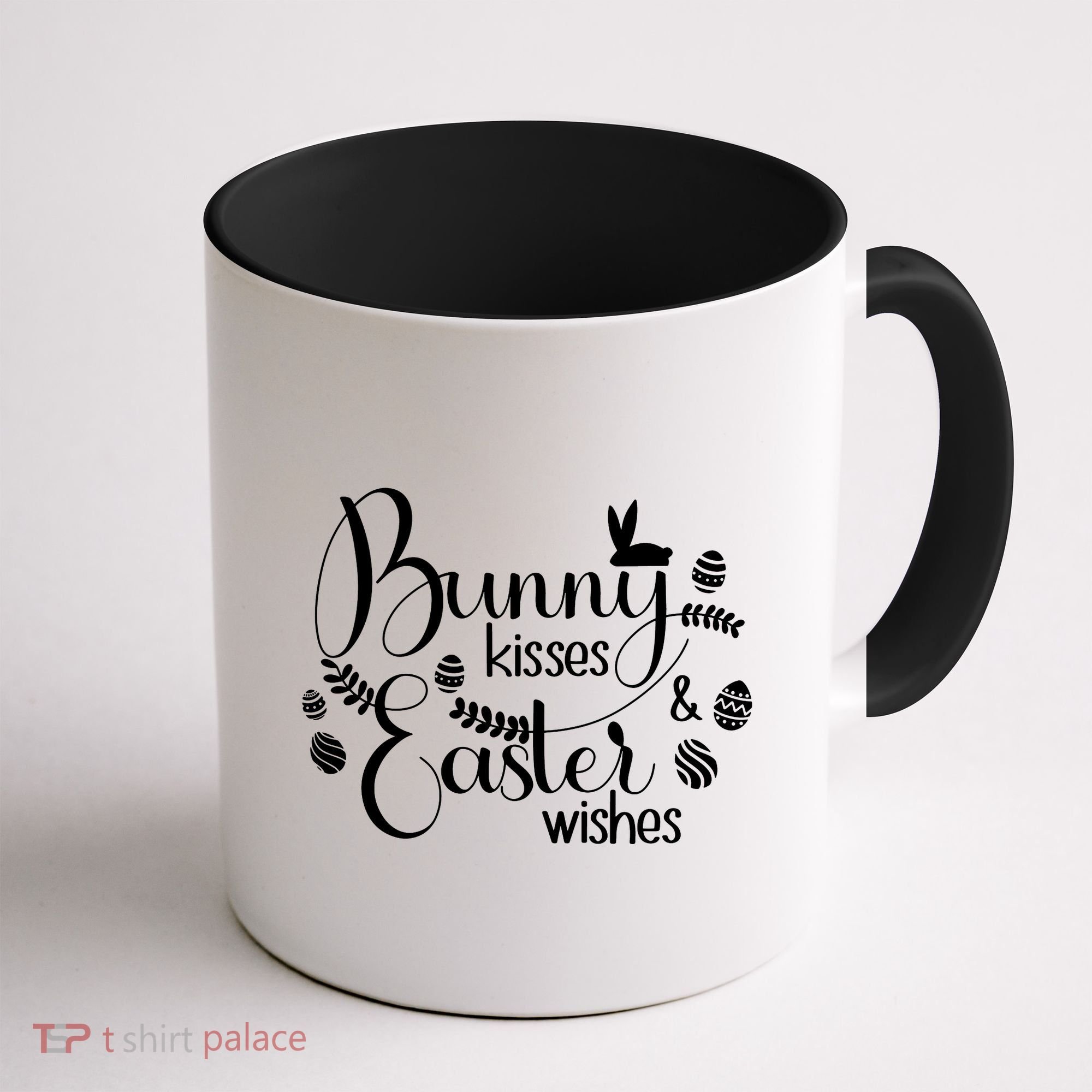 Bunny Kisses Easter Wishes Coffee Mug