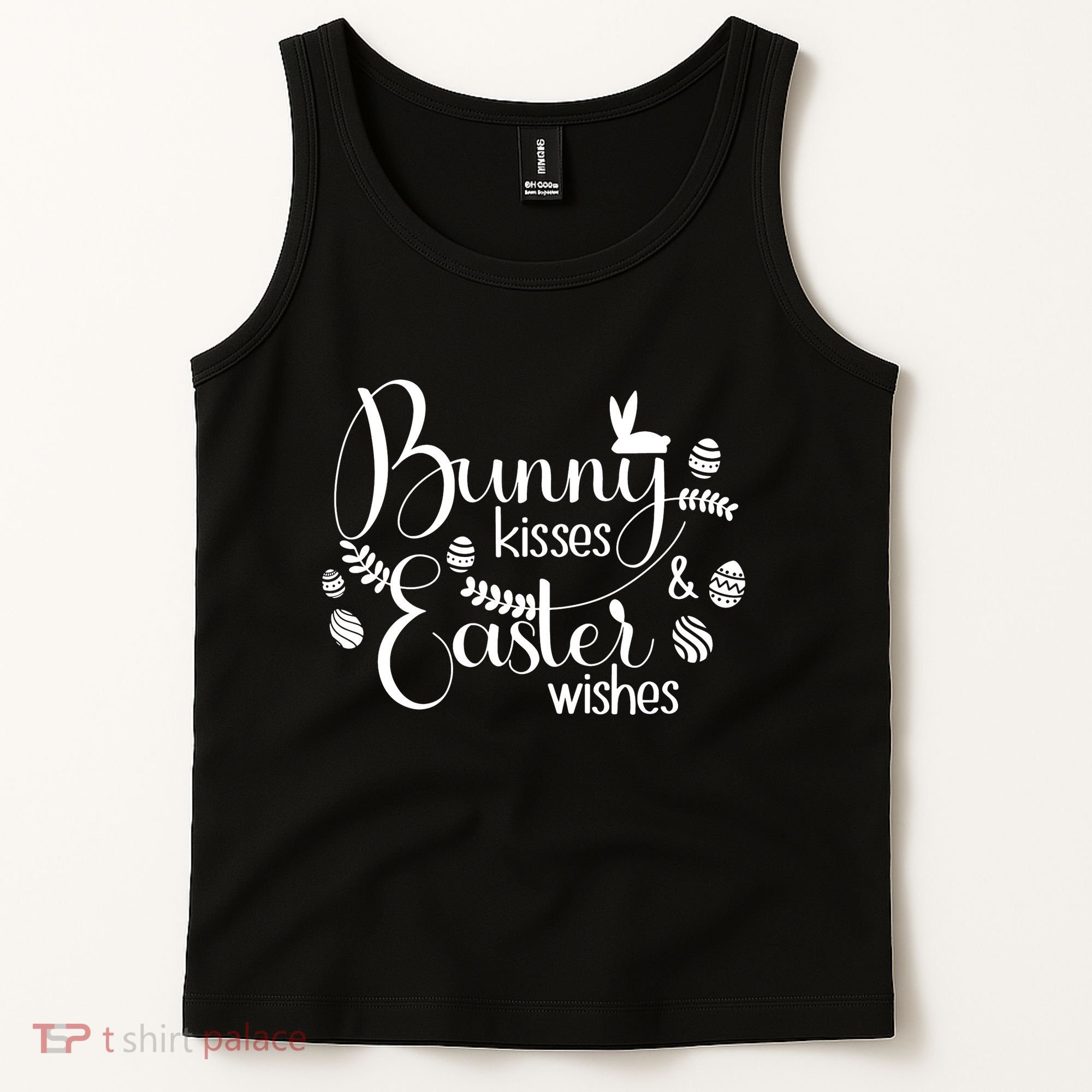 Bunny Kisses Easter Wishes Tank Top