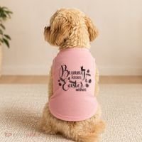 Bunny Kisses Easter Wishes Doggie Tank thumb 2