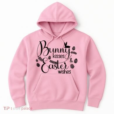 Bunny Kisses Easter Wishes Hoodie