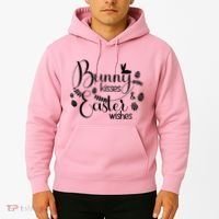 Bunny Kisses Easter Wishes Hoodie thumb 2