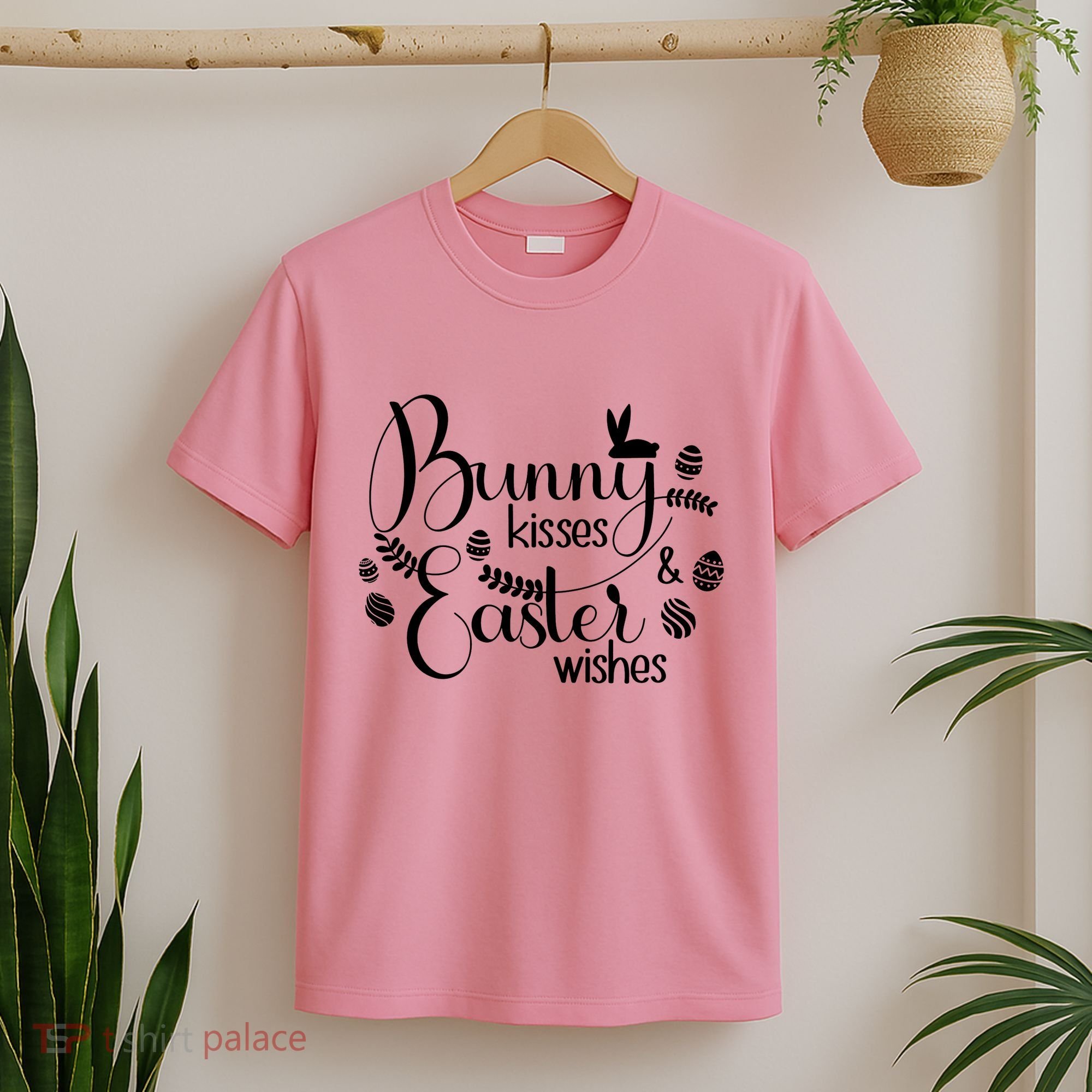 Bunny Kisses Easter Wishes T-Shirt