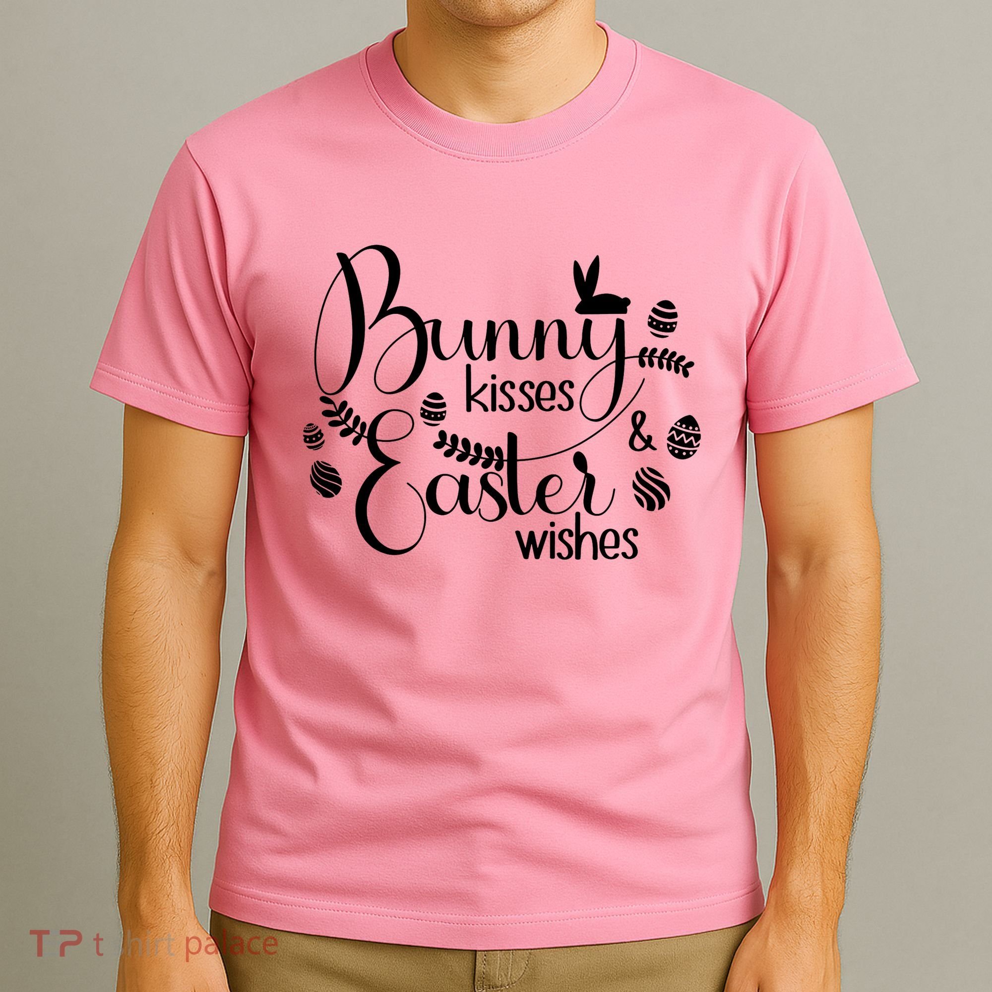 Bunny Kisses Easter Wishes T-Shirt