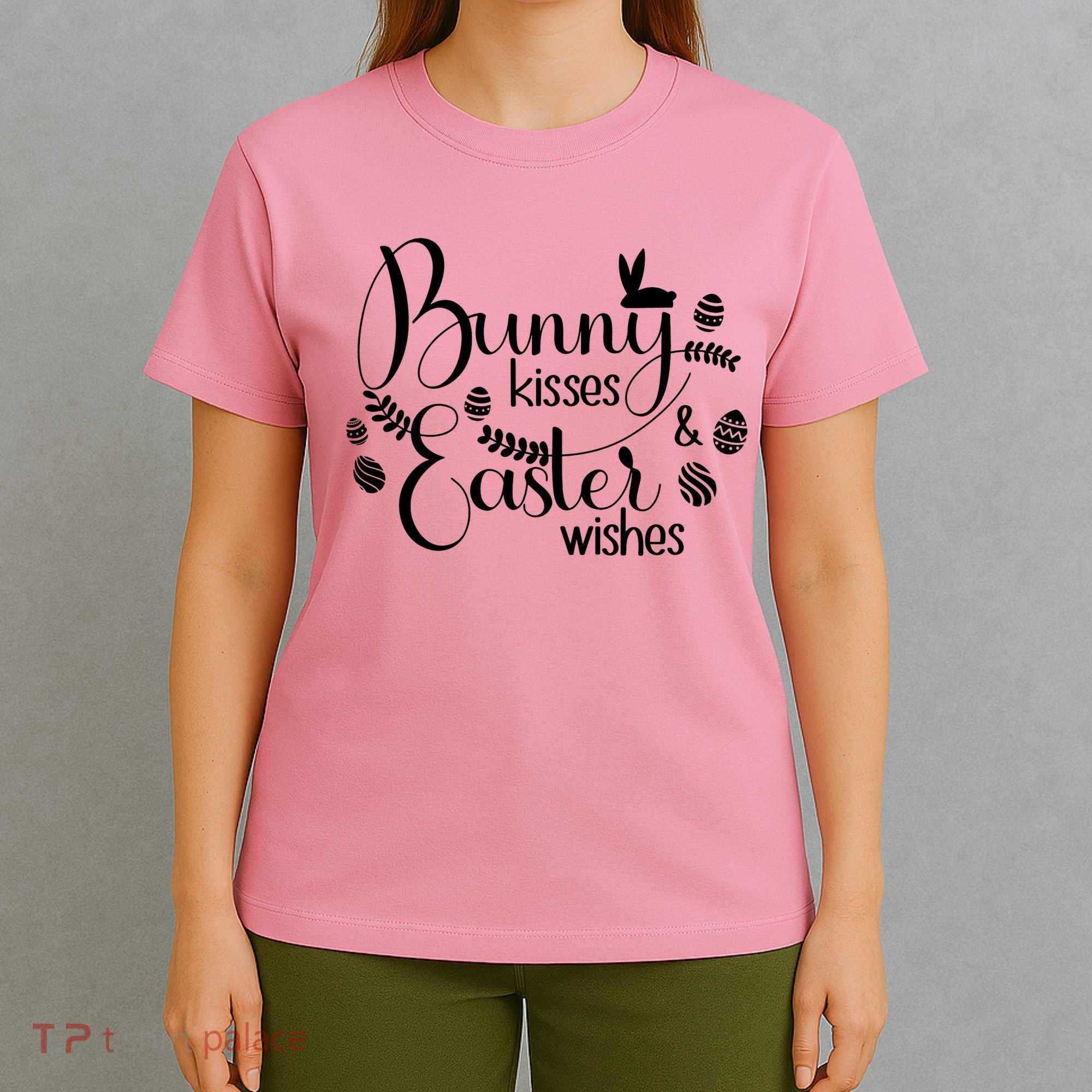 Bunny Kisses Easter Wishes T-Shirt