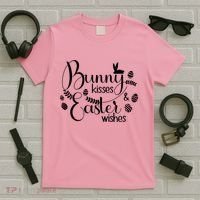 Bunny Kisses Easter Wishes T-Shirt thumb 5