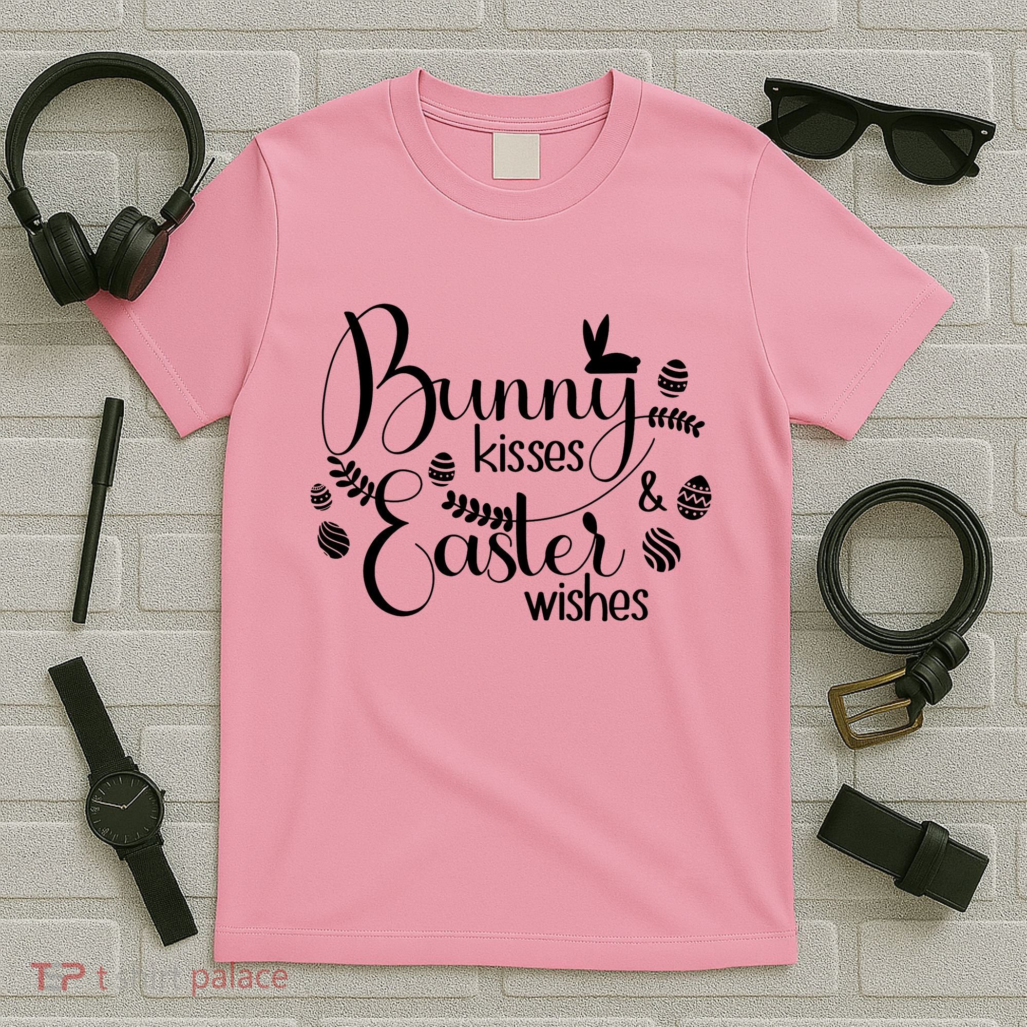 Bunny Kisses Easter Wishes T-Shirt
