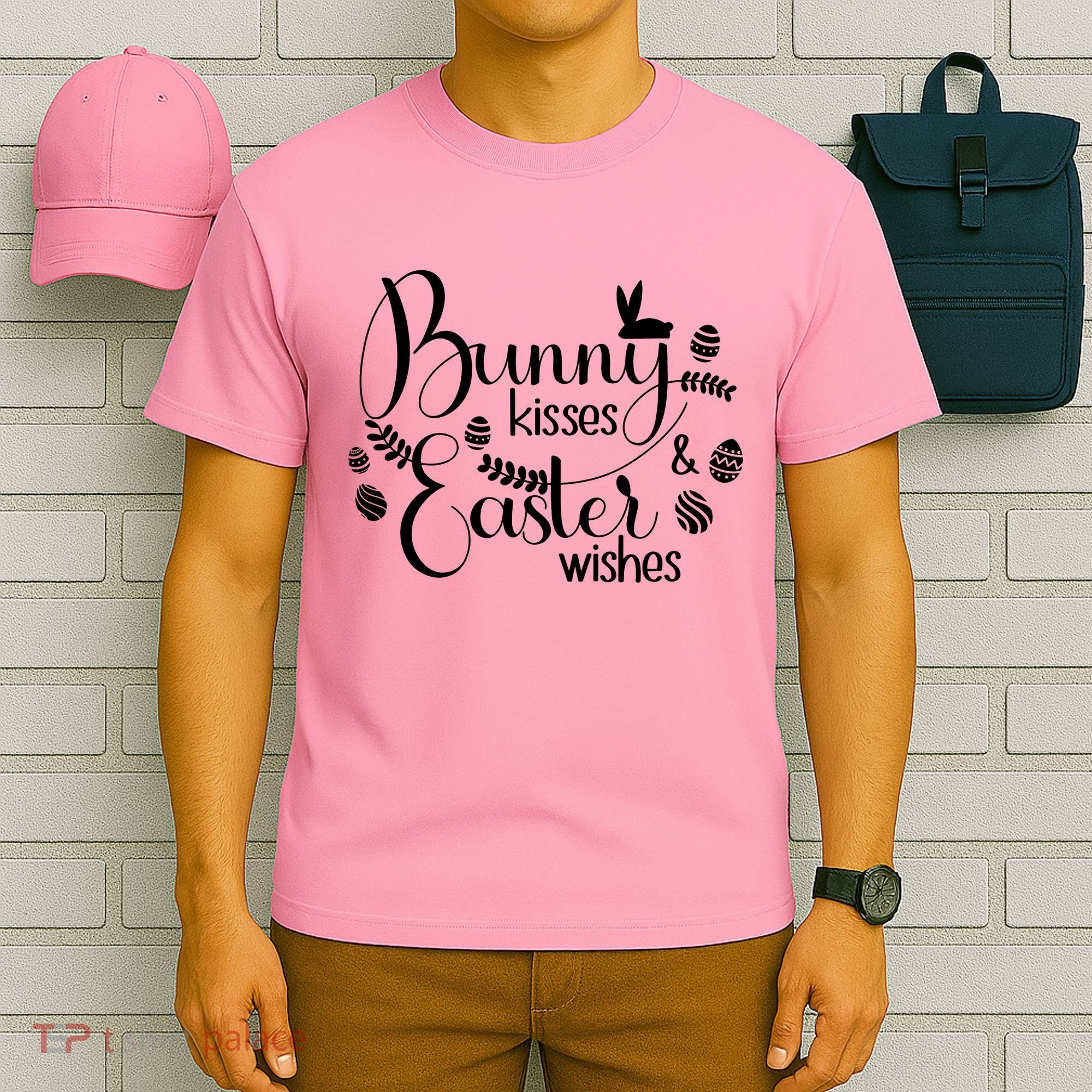 Bunny Kisses Easter Wishes T-Shirt