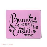 Bunny Kisses Easter Wishes Mousepad thumb 0
