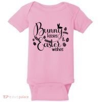Bunny Kisses Easter Wishes Baby Bodysuit thumb 0