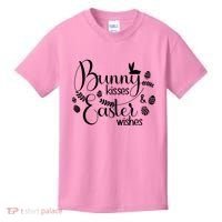 Bunny Kisses Easter Wishes Kids T-Shirt thumb 0