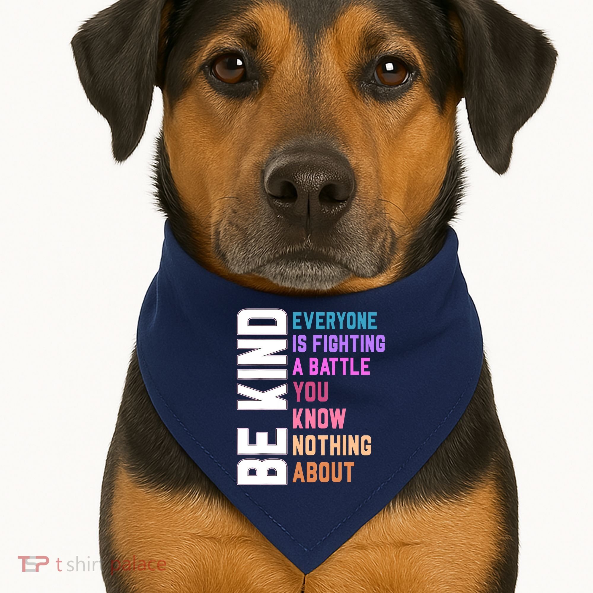 Be Kind Everyone Is Fighting A Battle You Know Nothing About USA-Made Doggie Bandana
