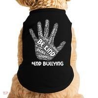 Be Kind #End Bullying Word Art Hand Doggie Tank thumb 0
