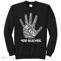 Be Kind #End Bullying Word Art Hand Sweatshirt thumb 0