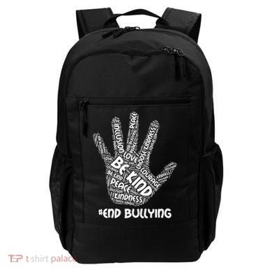 Be Kind #End Bullying Word Art Hand Backpack