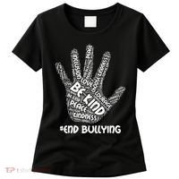 Be Kind #End Bullying Word Art Hand Women's T-Shirt thumb 0