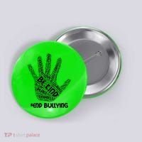 Be Kind #End Bullying Word Art Hand Button thumb 0
