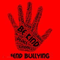 Be Kind #End Bullying Word Art Hand Santa Hat thumb 1