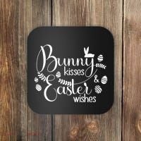 Bunny Kisses Easter Wishes Coaster thumb 0