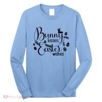 Bunny Kisses Easter Wishes Long Sleeve Shirt thumb 0