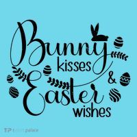 Bunny Kisses Easter Wishes Long Sleeve Shirt thumb 2