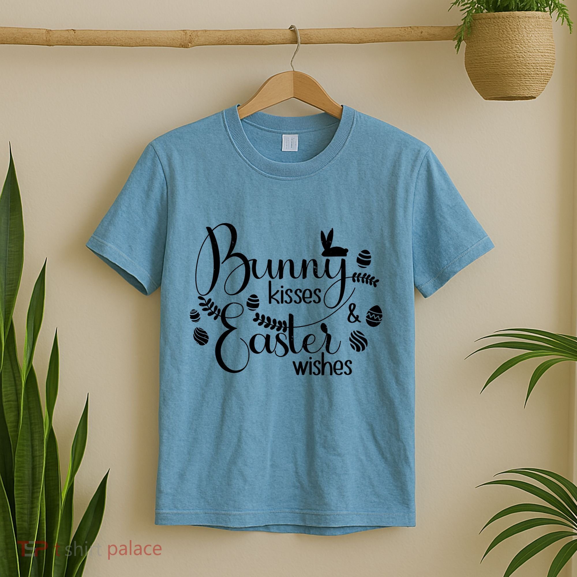 Bunny Kisses Easter Wishes T-Shirt