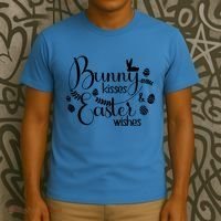 Bunny Kisses Easter Wishes T-Shirt thumb 3