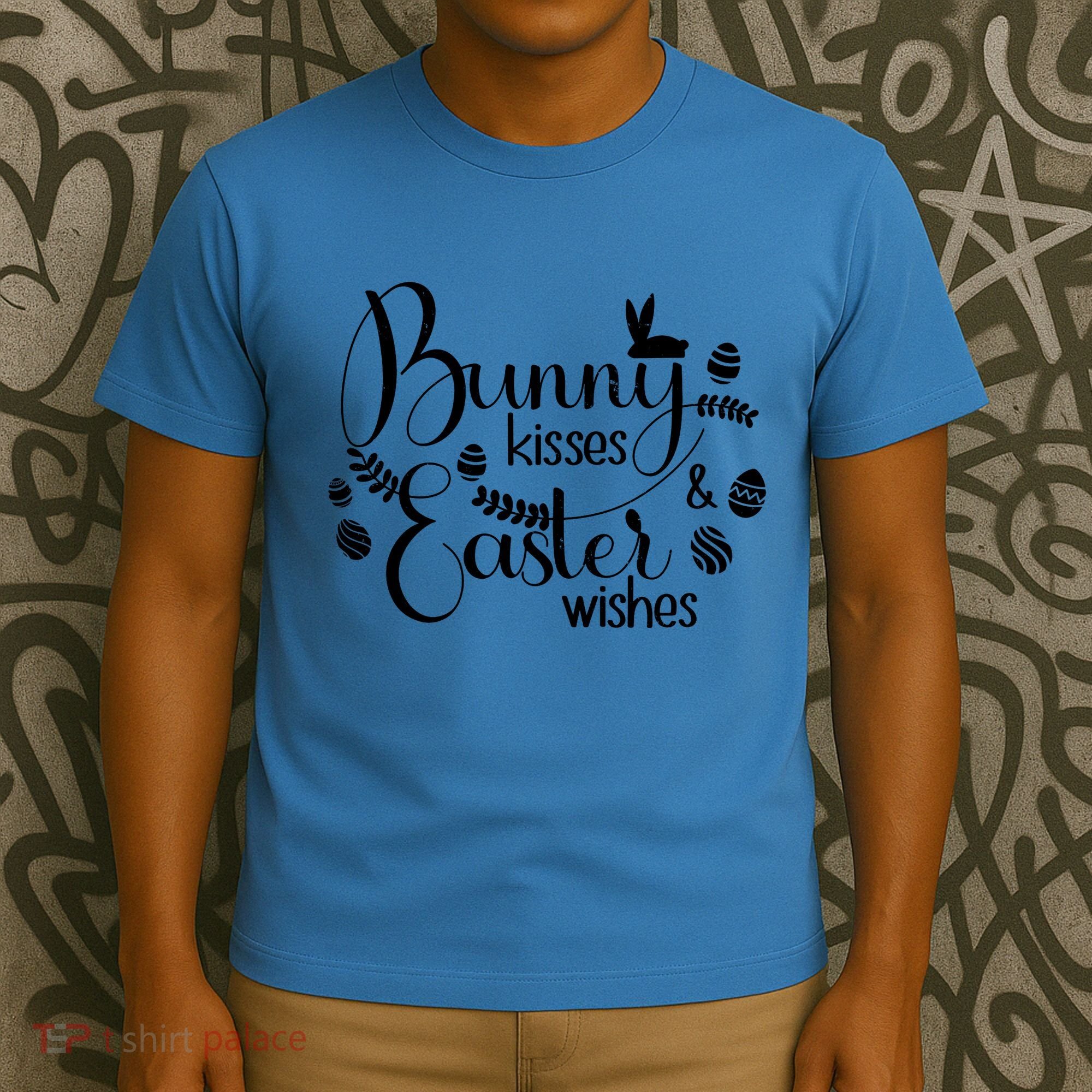 Bunny Kisses Easter Wishes T-Shirt