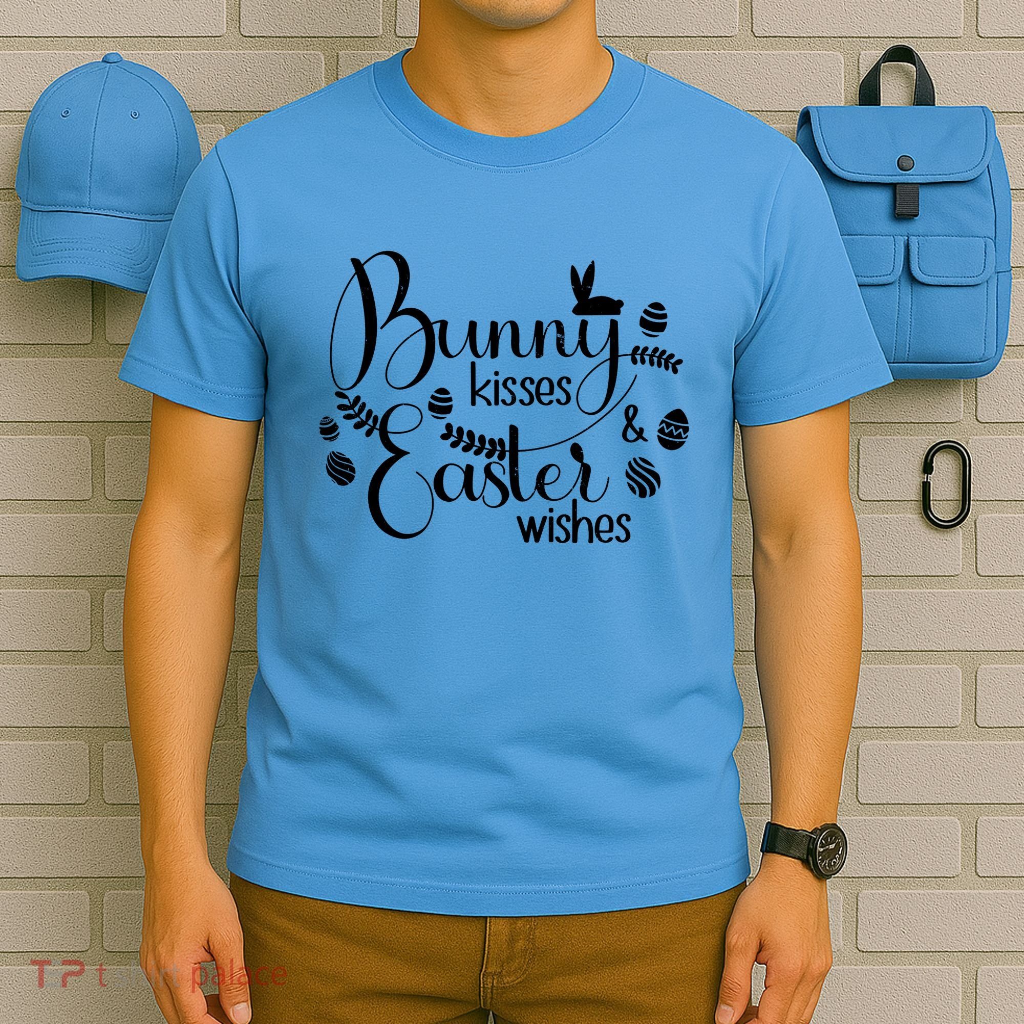 Bunny Kisses Easter Wishes T-Shirt