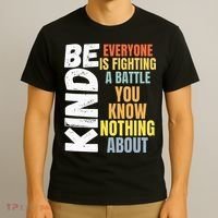 Be Kind Everyone Is Fighting A Battle You Know Nothing About T-Shirt thumb 3