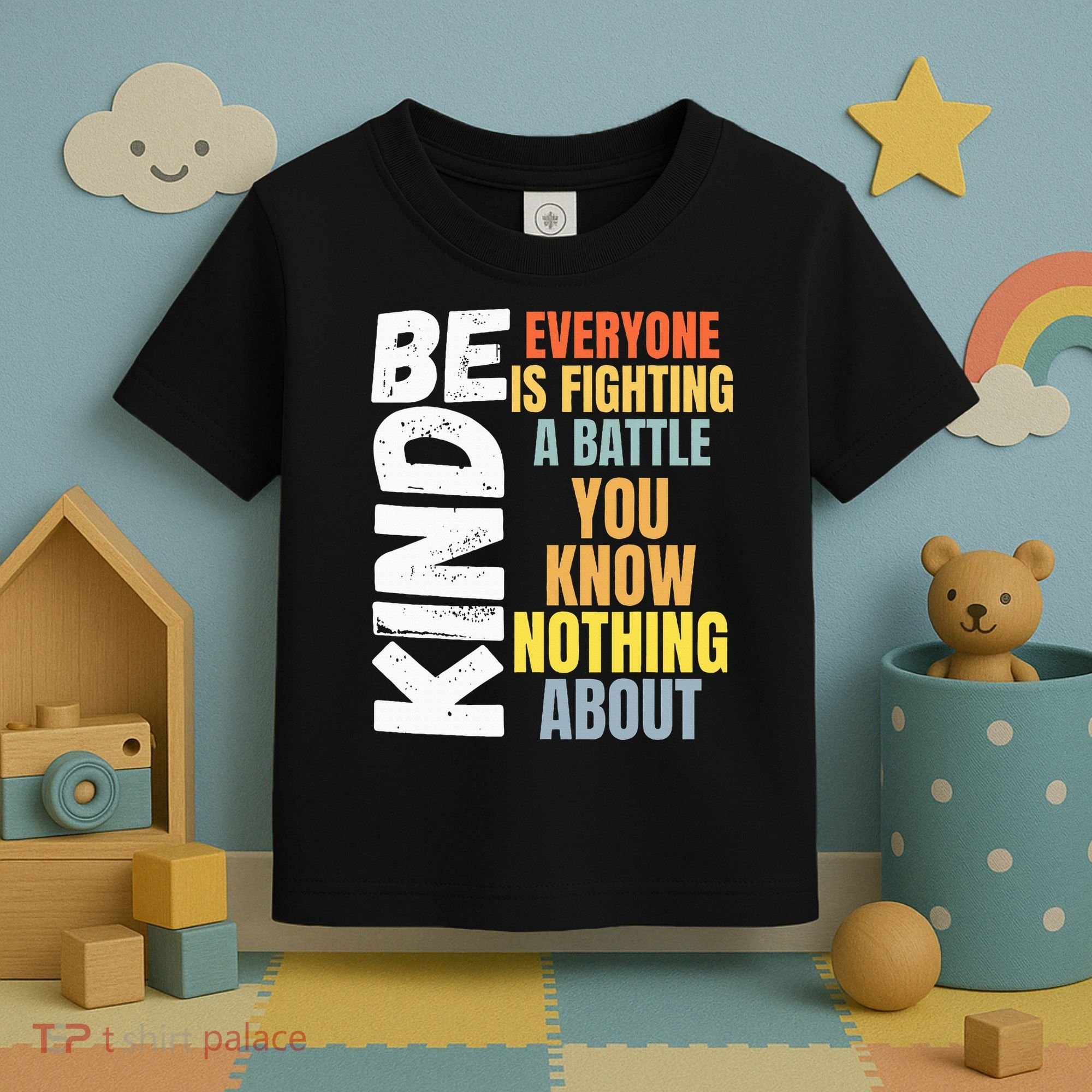 Be Kind Everyone Is Fighting A Battle You Know Nothing About Toddler T-Shirt