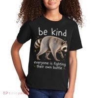 Be Kind Fighting Battle Raccoon Funny Jimothy Joke Kids T-Shirt thumb 2