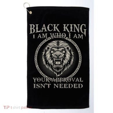BLACK KING FOR AFRICAN AMERICAN Golf Towel